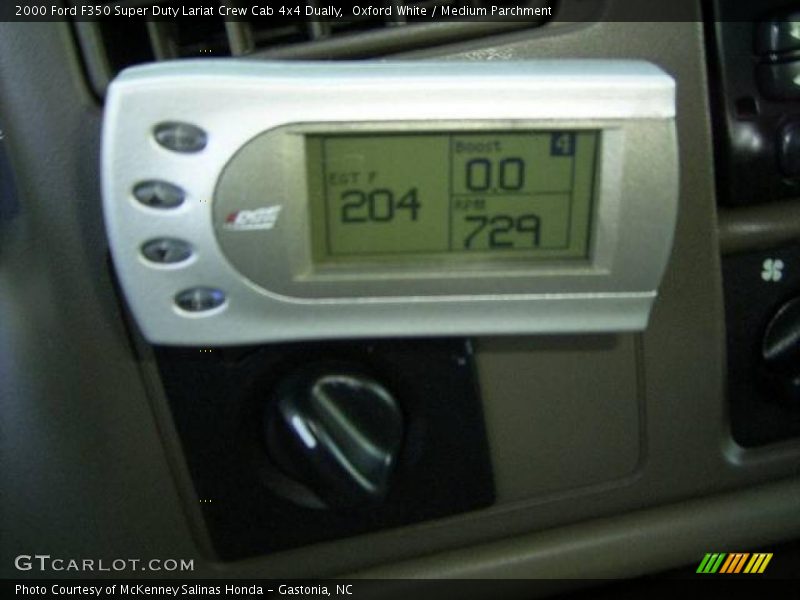 Oxford White / Medium Parchment 2000 Ford F350 Super Duty Lariat Crew Cab 4x4 Dually