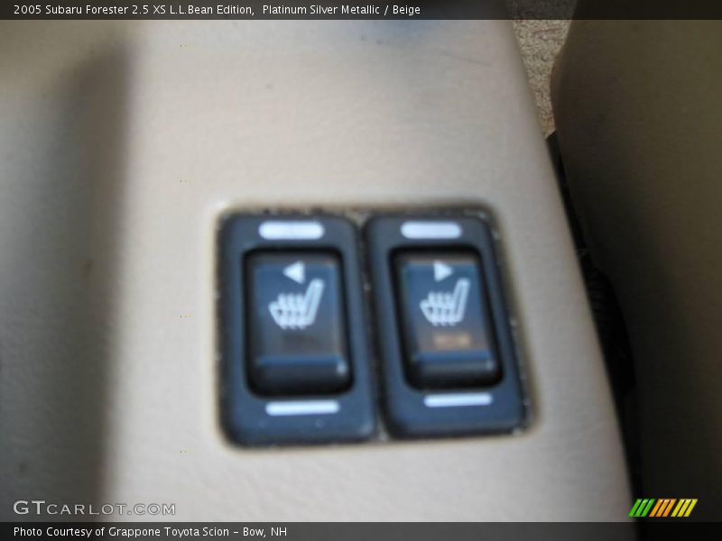 Platinum Silver Metallic / Beige 2005 Subaru Forester 2.5 XS L.L.Bean Edition
