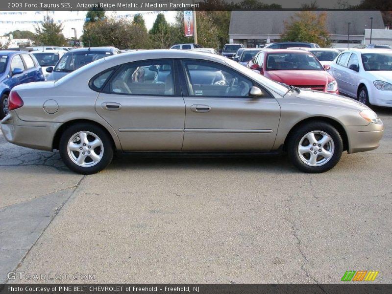 Arizona Beige Metallic / Medium Parchment 2003 Ford Taurus SES