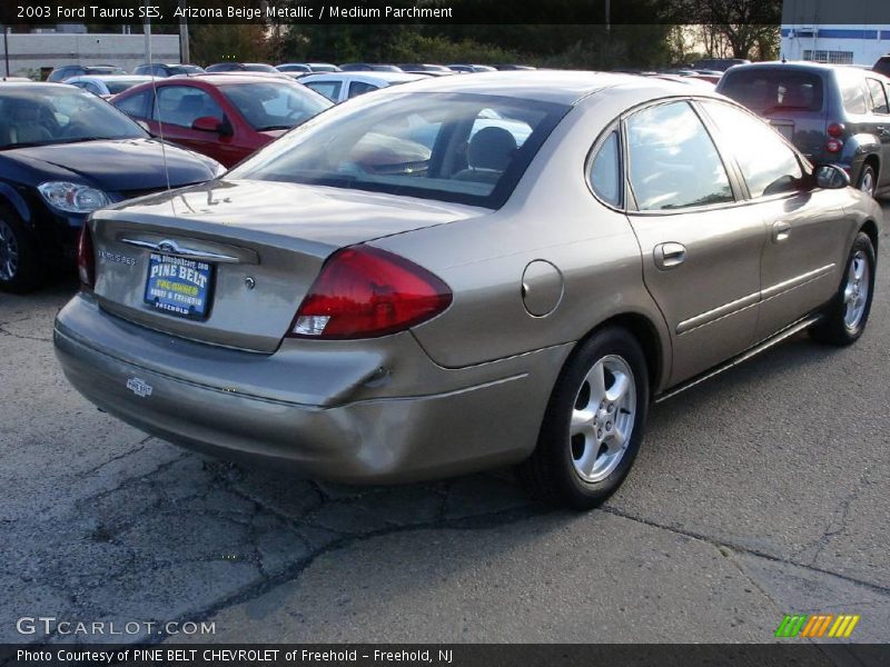Arizona Beige Metallic / Medium Parchment 2003 Ford Taurus SES