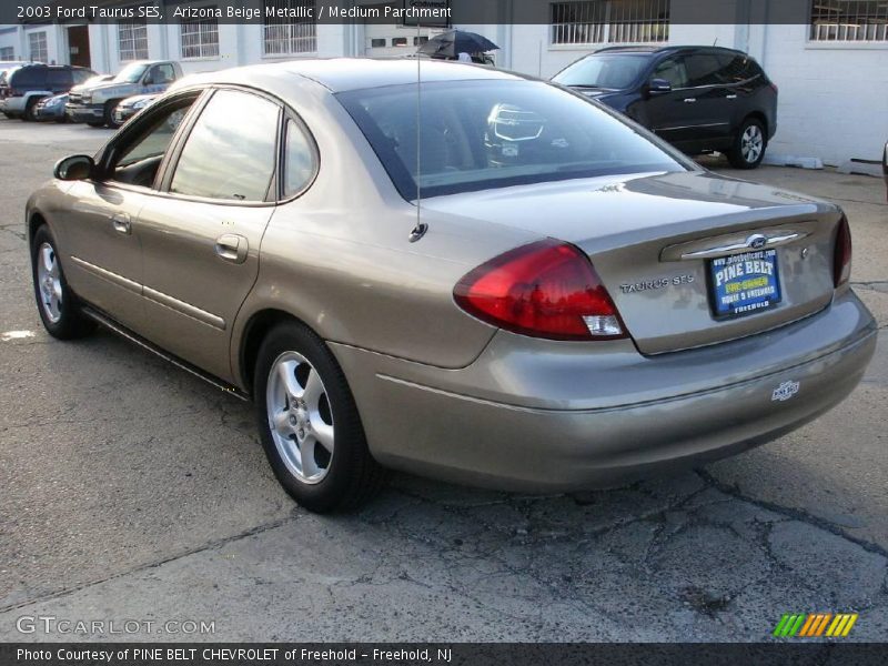 Arizona Beige Metallic / Medium Parchment 2003 Ford Taurus SES