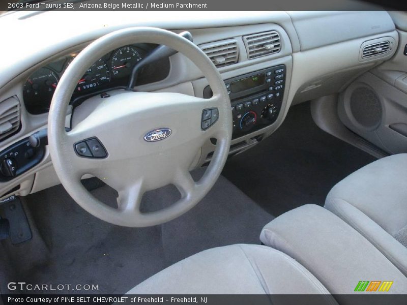 Arizona Beige Metallic / Medium Parchment 2003 Ford Taurus SES