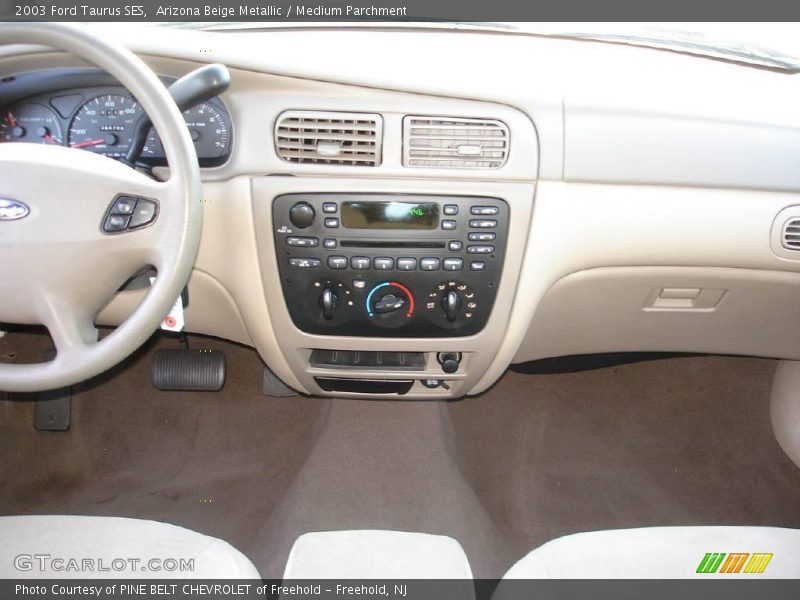 Arizona Beige Metallic / Medium Parchment 2003 Ford Taurus SES