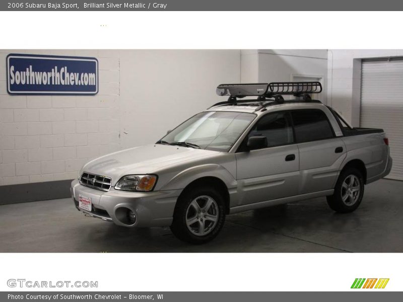 Brilliant Silver Metallic / Gray 2006 Subaru Baja Sport