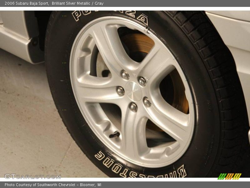 Brilliant Silver Metallic / Gray 2006 Subaru Baja Sport