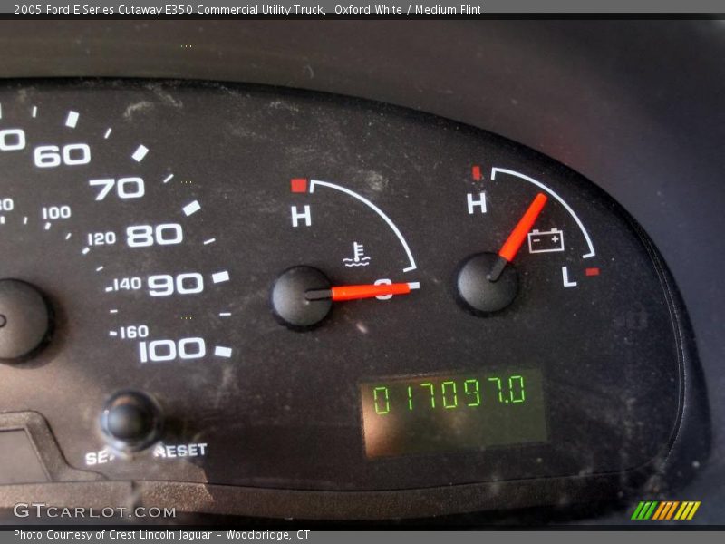 Oxford White / Medium Flint 2005 Ford E Series Cutaway E350 Commercial Utility Truck