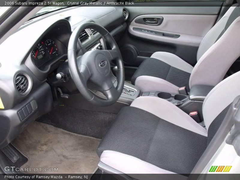 Crystal Gray Metallic / Anthracite Black 2006 Subaru Impreza 2.5i Wagon