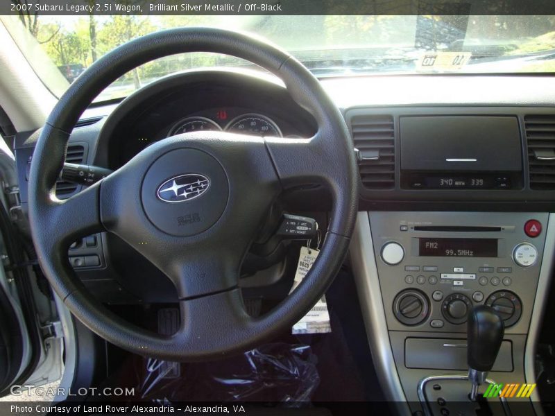 Brilliant Silver Metallic / Off-Black 2007 Subaru Legacy 2.5i Wagon