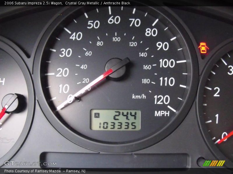 Crystal Gray Metallic / Anthracite Black 2006 Subaru Impreza 2.5i Wagon