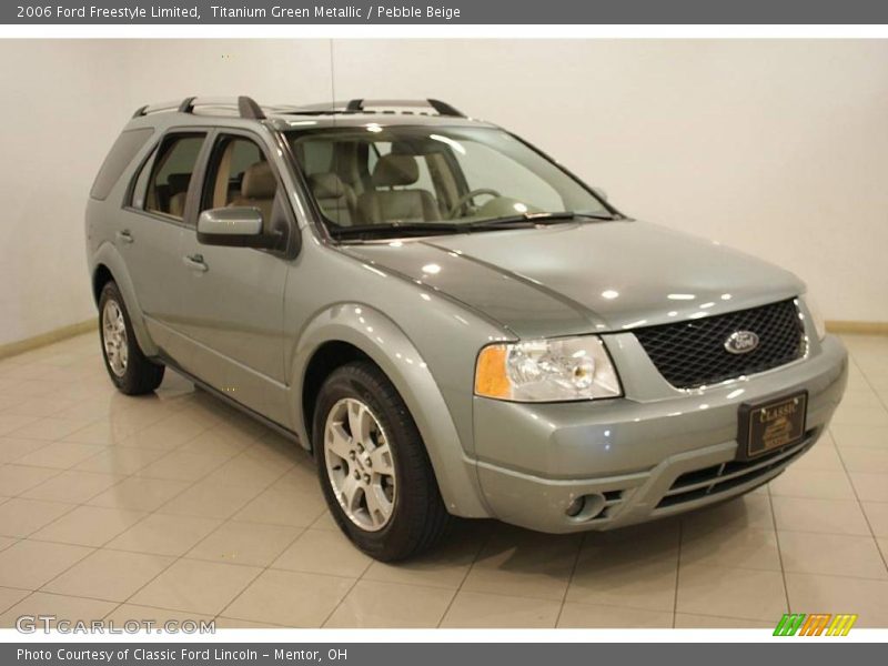 Titanium Green Metallic / Pebble Beige 2006 Ford Freestyle Limited
