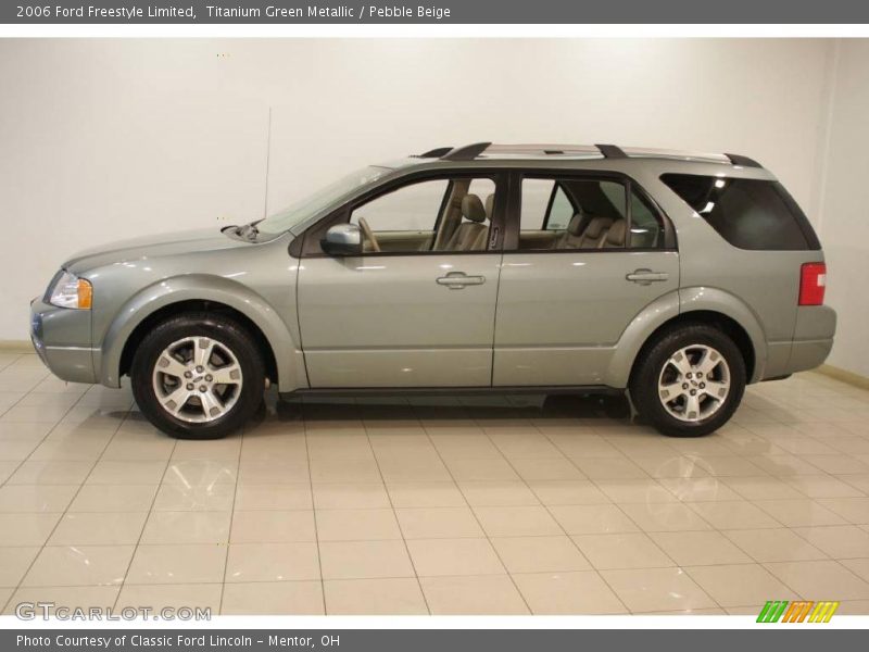 Titanium Green Metallic / Pebble Beige 2006 Ford Freestyle Limited