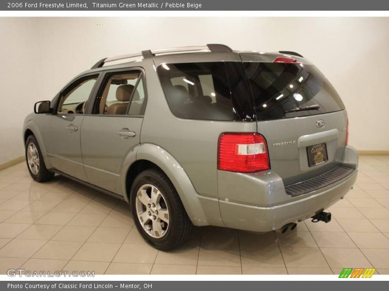 Titanium Green Metallic / Pebble Beige 2006 Ford Freestyle Limited