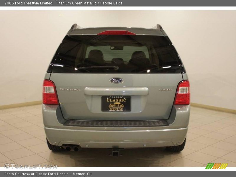 Titanium Green Metallic / Pebble Beige 2006 Ford Freestyle Limited