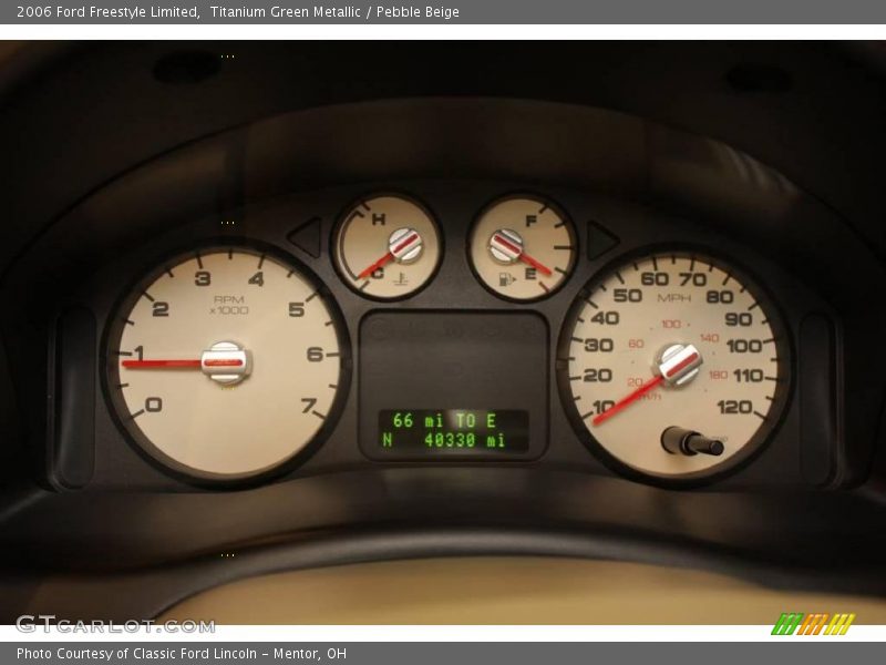 Titanium Green Metallic / Pebble Beige 2006 Ford Freestyle Limited