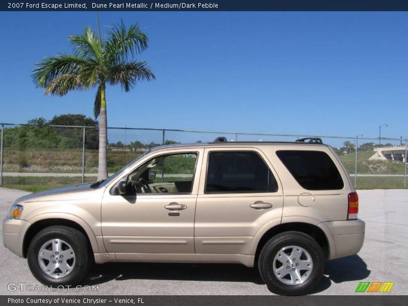 Dune Pearl Metallic / Medium/Dark Pebble 2007 Ford Escape Limited
