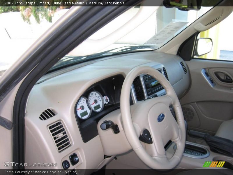 Dune Pearl Metallic / Medium/Dark Pebble 2007 Ford Escape Limited