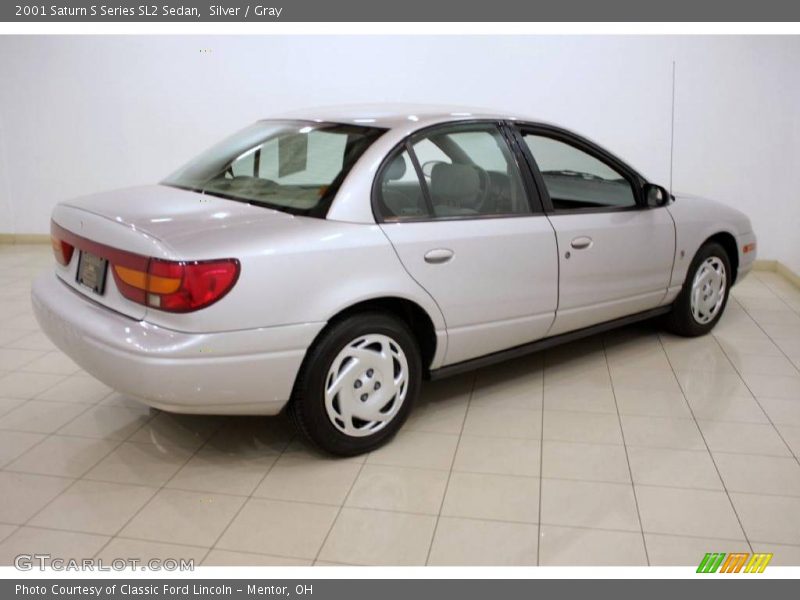 Silver / Gray 2001 Saturn S Series SL2 Sedan