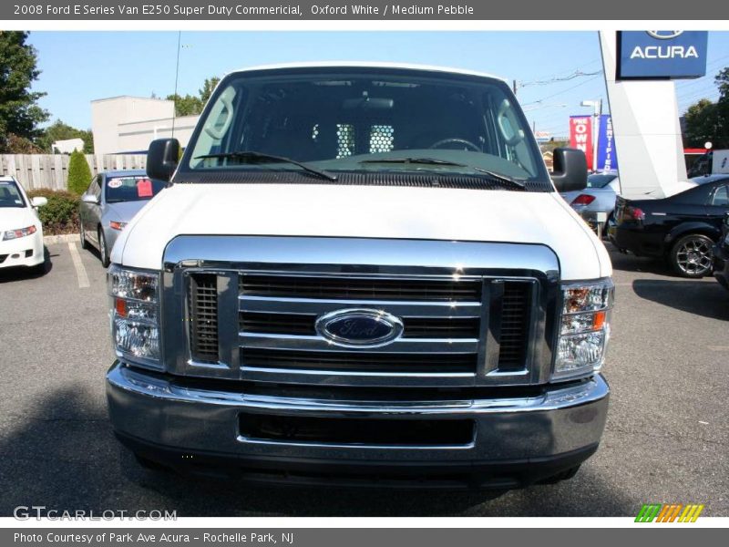 Oxford White / Medium Pebble 2008 Ford E Series Van E250 Super Duty Commericial