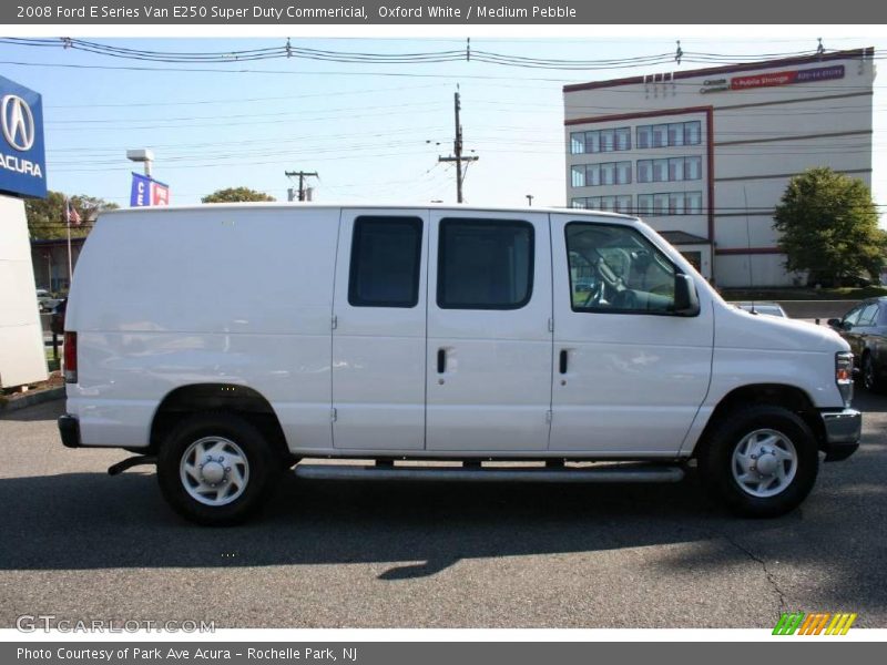Oxford White / Medium Pebble 2008 Ford E Series Van E250 Super Duty Commericial