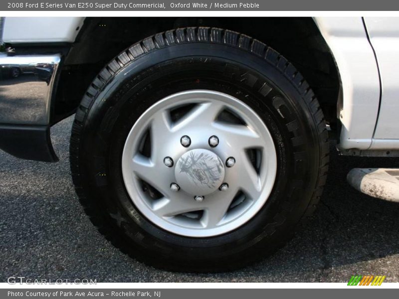 Oxford White / Medium Pebble 2008 Ford E Series Van E250 Super Duty Commericial