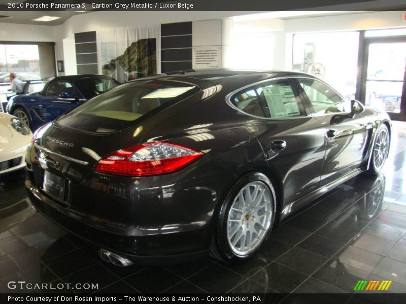 Carbon Grey Metallic / Luxor Beige 2010 Porsche Panamera S