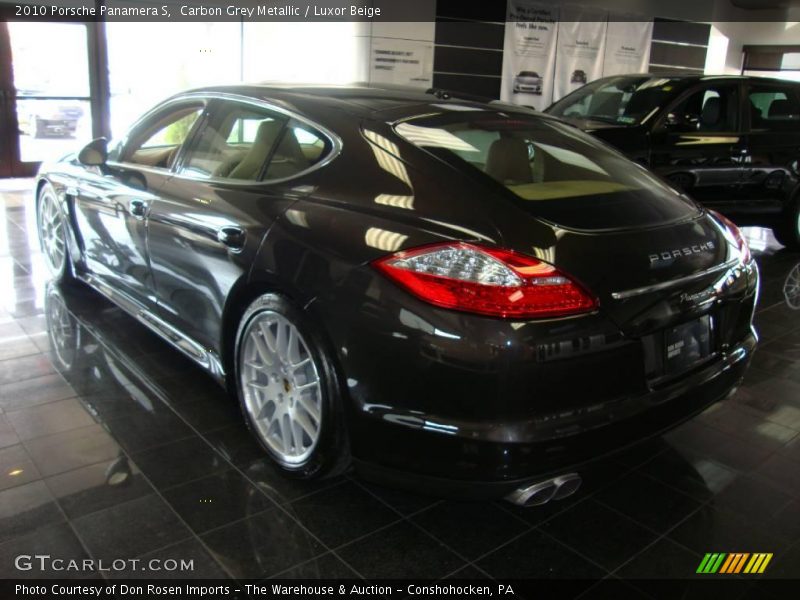 Carbon Grey Metallic / Luxor Beige 2010 Porsche Panamera S