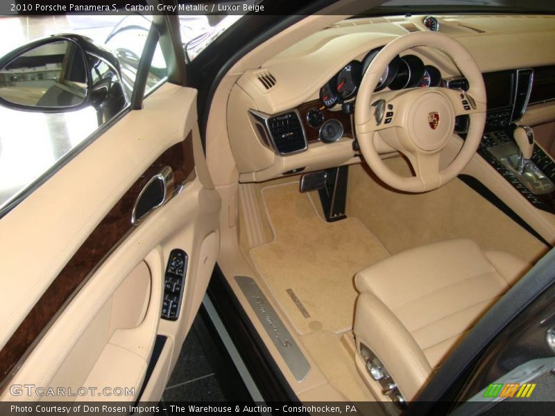 Carbon Grey Metallic / Luxor Beige 2010 Porsche Panamera S