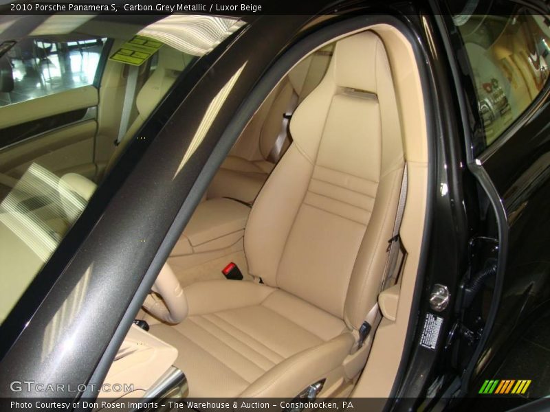 Carbon Grey Metallic / Luxor Beige 2010 Porsche Panamera S