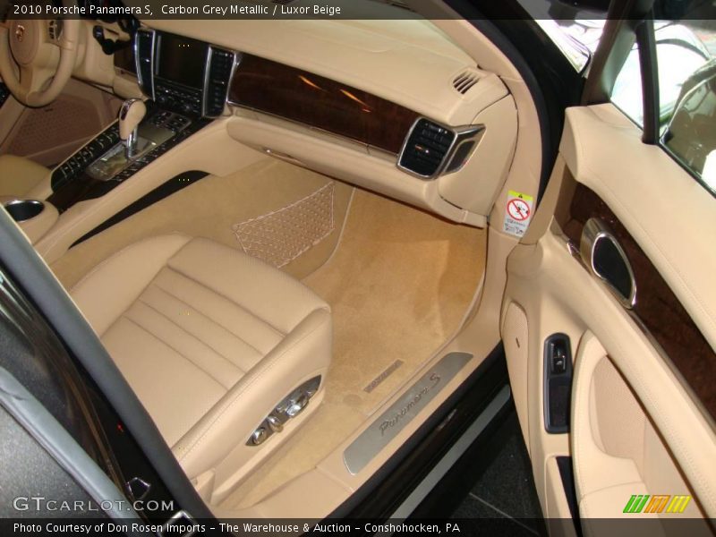 Carbon Grey Metallic / Luxor Beige 2010 Porsche Panamera S