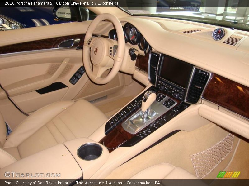 Carbon Grey Metallic / Luxor Beige 2010 Porsche Panamera S