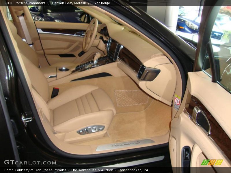 Carbon Grey Metallic / Luxor Beige 2010 Porsche Panamera S