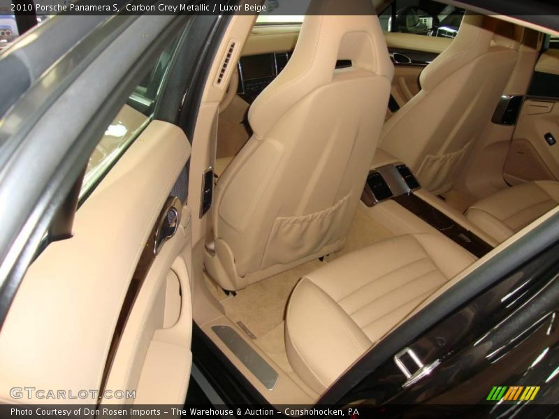 Carbon Grey Metallic / Luxor Beige 2010 Porsche Panamera S