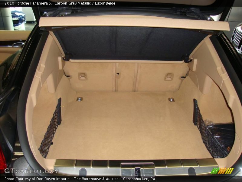 Carbon Grey Metallic / Luxor Beige 2010 Porsche Panamera S