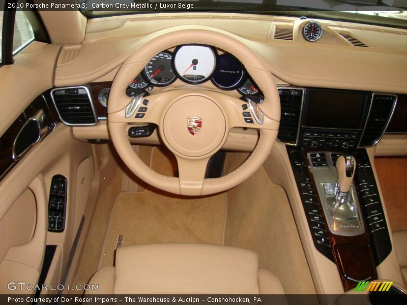 Carbon Grey Metallic / Luxor Beige 2010 Porsche Panamera S
