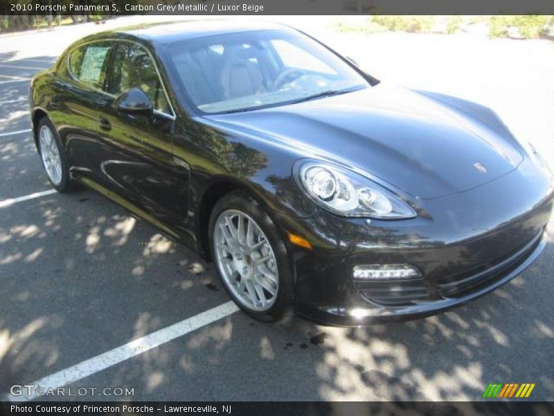 Carbon Grey Metallic / Luxor Beige 2010 Porsche Panamera S