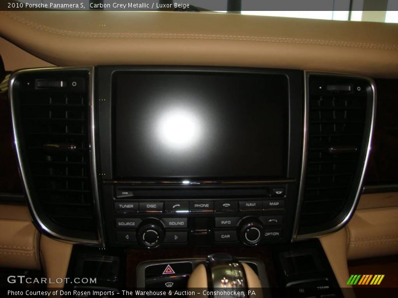 Carbon Grey Metallic / Luxor Beige 2010 Porsche Panamera S