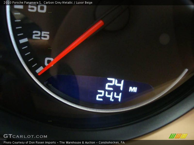 Carbon Grey Metallic / Luxor Beige 2010 Porsche Panamera S