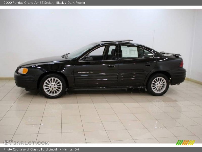 Black / Dark Pewter 2000 Pontiac Grand Am SE Sedan