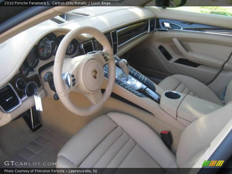 Carbon Grey Metallic / Luxor Beige 2010 Porsche Panamera S