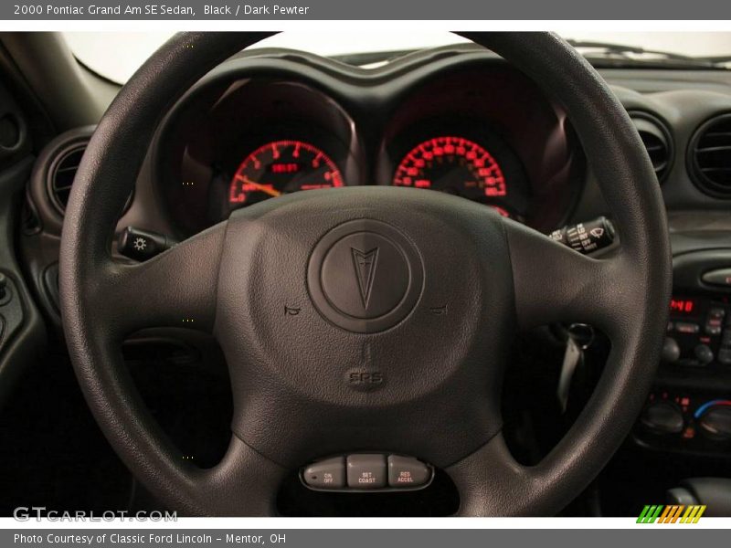 Black / Dark Pewter 2000 Pontiac Grand Am SE Sedan