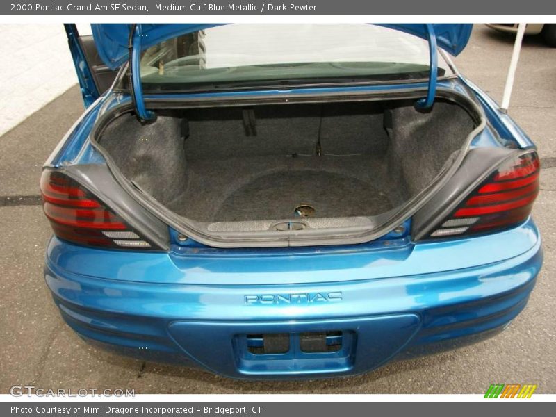 Medium Gulf Blue Metallic / Dark Pewter 2000 Pontiac Grand Am SE Sedan