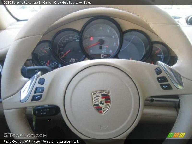Carbon Grey Metallic / Luxor Beige 2010 Porsche Panamera S