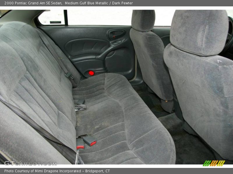 Medium Gulf Blue Metallic / Dark Pewter 2000 Pontiac Grand Am SE Sedan