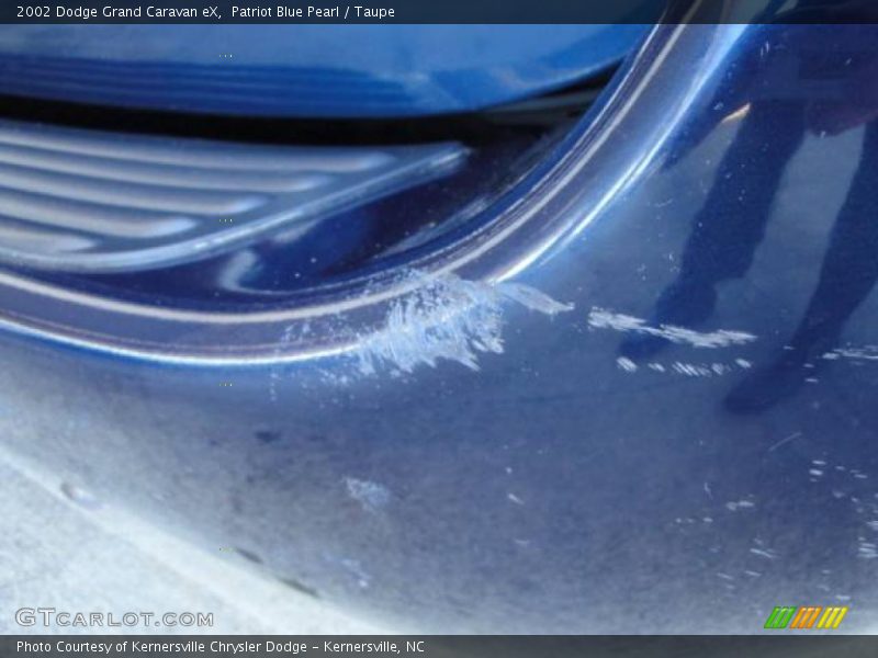 Patriot Blue Pearl / Taupe 2002 Dodge Grand Caravan eX