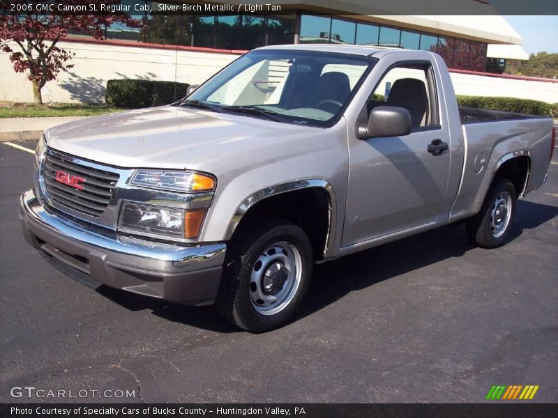 Silver Birch Metallic / Light Tan 2006 GMC Canyon SL Regular Cab