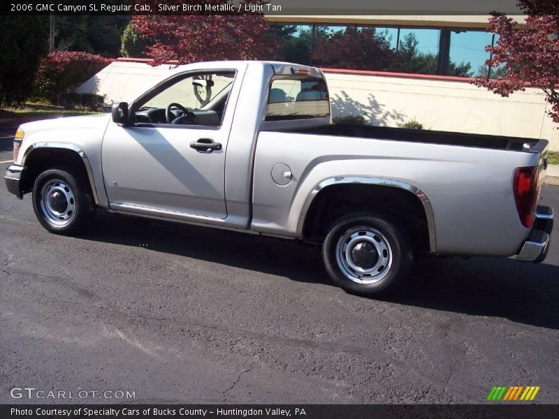 Silver Birch Metallic / Light Tan 2006 GMC Canyon SL Regular Cab