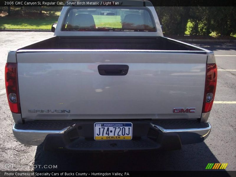 Silver Birch Metallic / Light Tan 2006 GMC Canyon SL Regular Cab