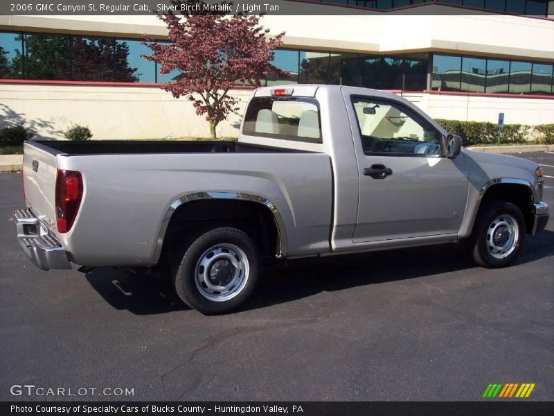 Silver Birch Metallic / Light Tan 2006 GMC Canyon SL Regular Cab