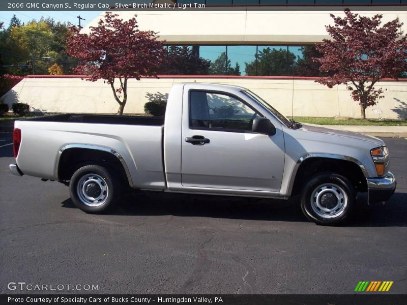 Silver Birch Metallic / Light Tan 2006 GMC Canyon SL Regular Cab