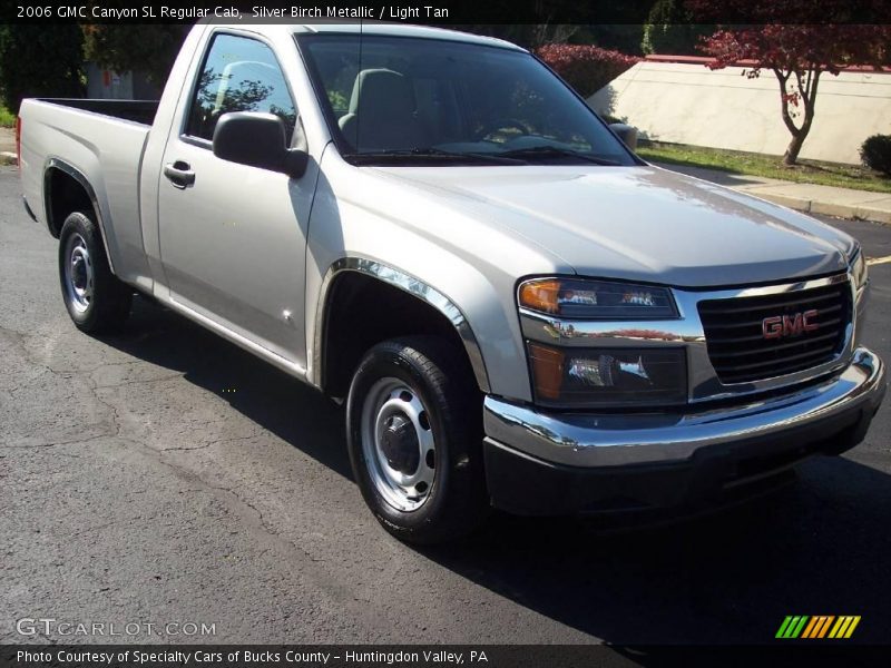 Silver Birch Metallic / Light Tan 2006 GMC Canyon SL Regular Cab